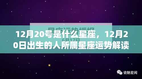 12月20日出生者的星座运势解读,探寻星座背后的秘密与独特魅力
