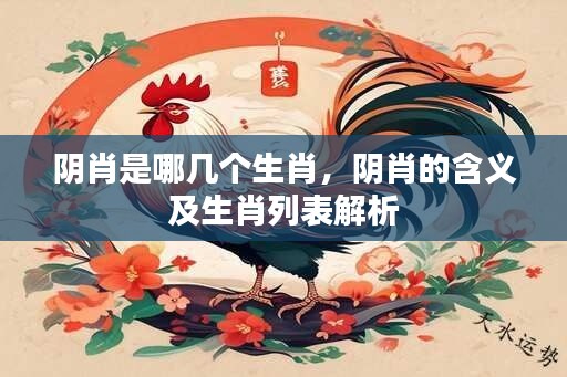 阴肖解析,生肖中的阴性生肖及其含义与列表解析