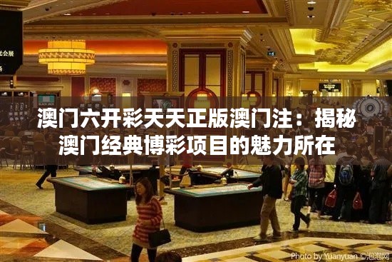 澳门六开彩天天正版澳门注:揭秘澳门经典博彩项目的魅力所在