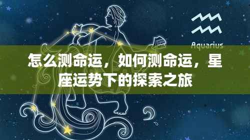 探索命运之谜,星座运势下的预测之旅