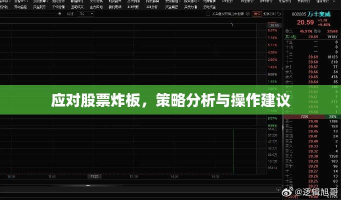 应对股票炸板,策略分析与操作建议