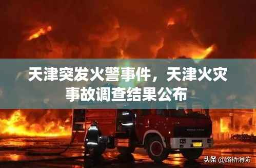 天津突发火警事件,天津火灾事故调查结果公布