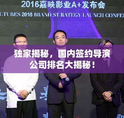 独家揭秘,国内签约导演公司排名大揭秘!